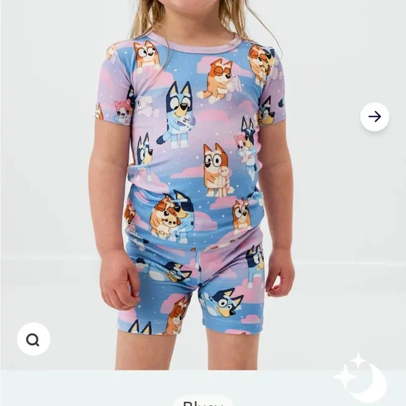 Bluey little sleepies Kids Pajamas Set - Picture 2 of 7